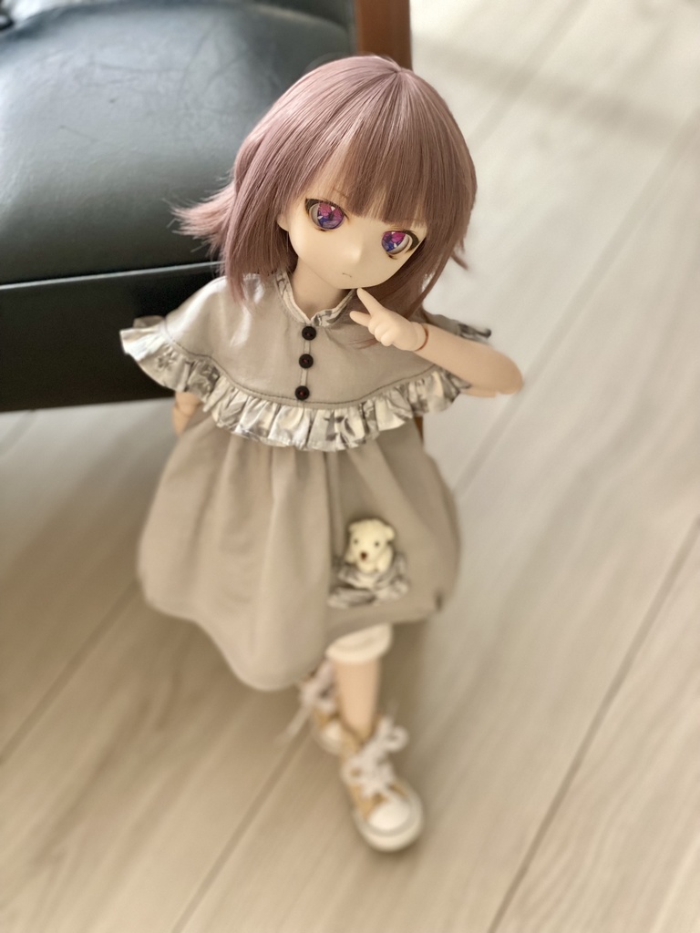 （灰花）チュニック＆短パンセット