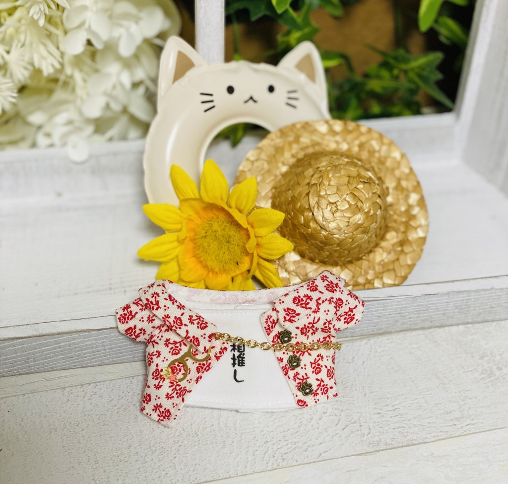 【赤花】柄シャツセット【にじぱぺ】