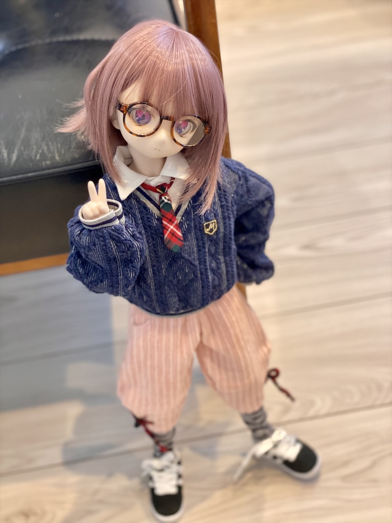 （ワッペンM）紺ニットセット【MDD/SDM】