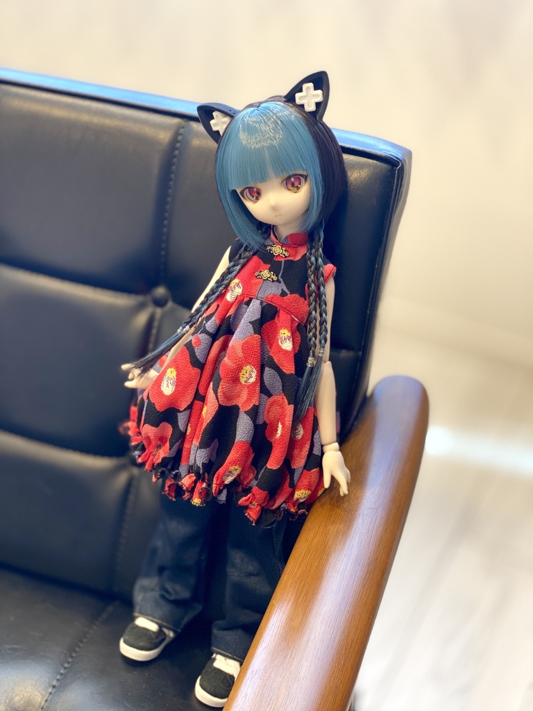 【椿①】チャイナチュニックセット【MDD/SDM】