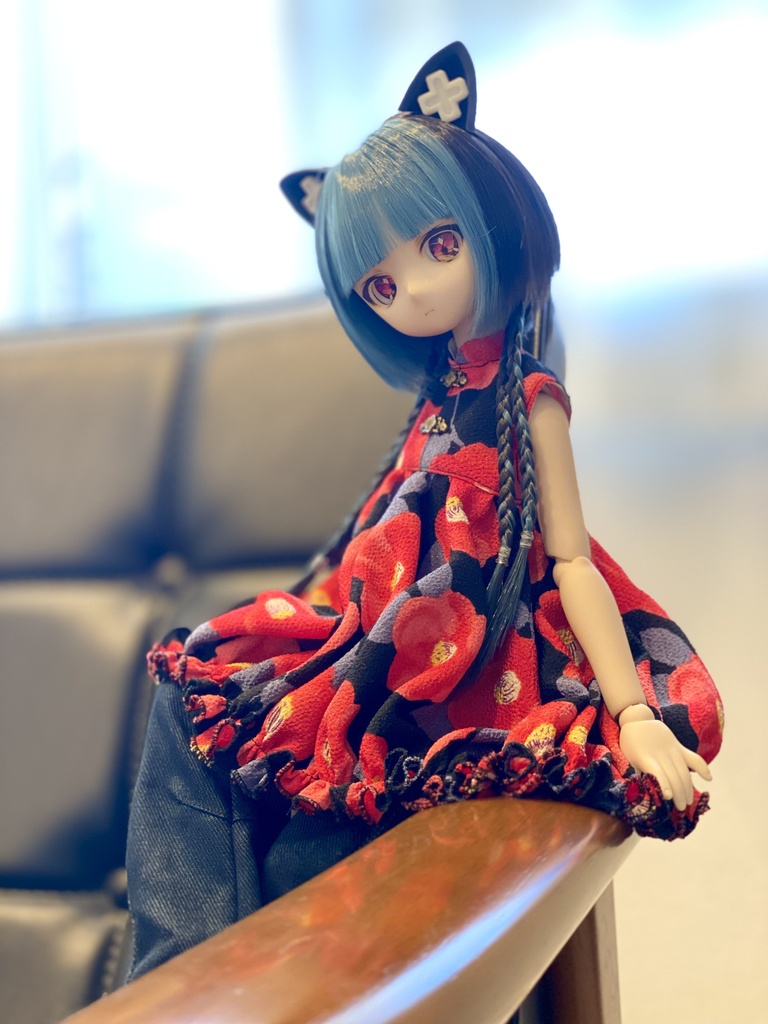 【椿①】チャイナチュニックセット【MDD/SDM】