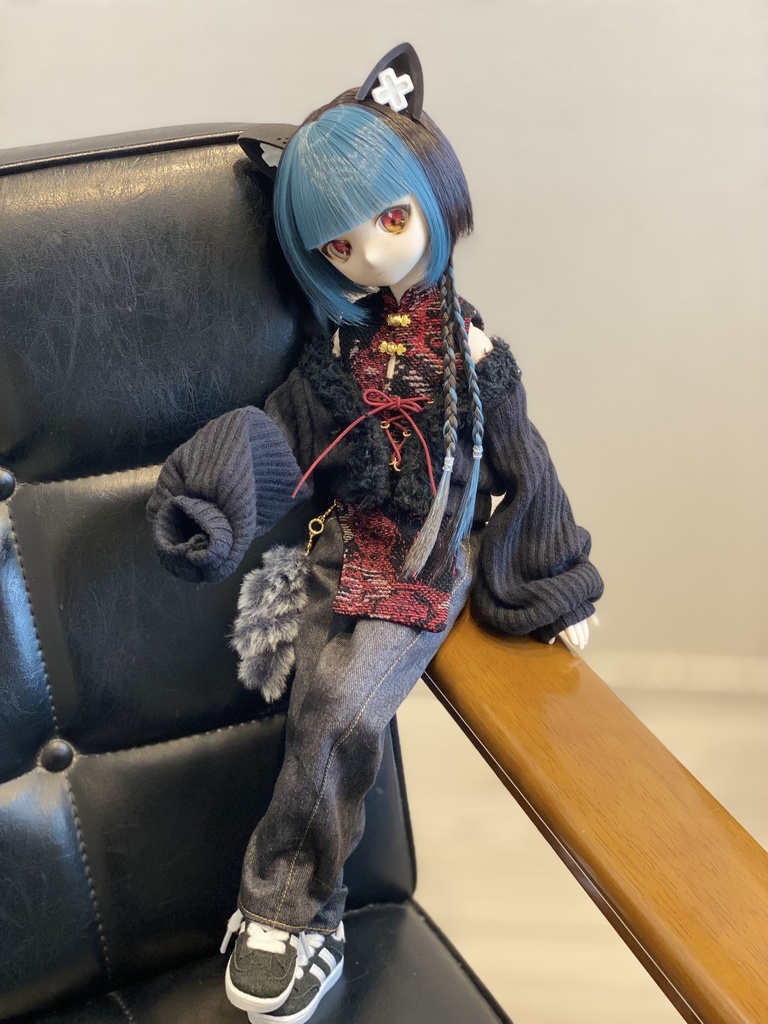 【赤右】肩だしニットセット【MDD/SDM】