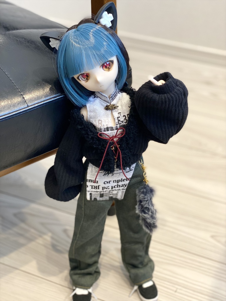 【英字左】肩だしニットセット【MDD/SDM】
