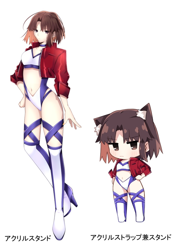 レーシング両儀式 アクリルスタンド&ストラップセット