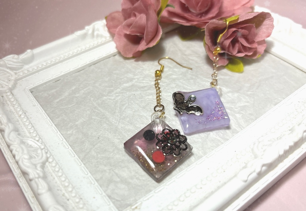 シャドウ×ルージュ イメージピアス