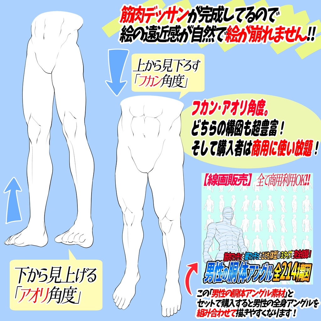 足の360度アングル「全484構図」