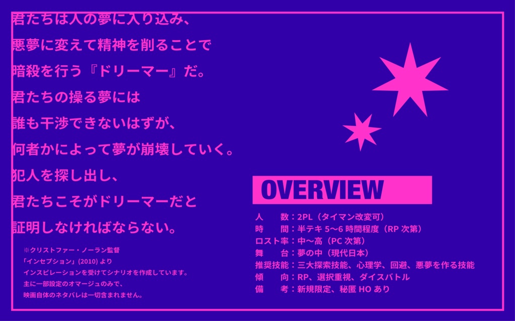 【CoCシナリオ】リ:カース・ドリーマーズ【SPLL:E190387】
