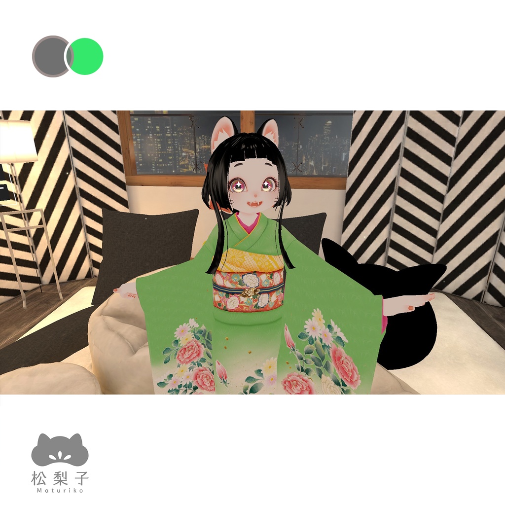 (PC/Quest)松梨子(Maturiko/まつりこ)オリジナル3Dモデル #松梨子