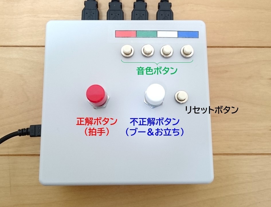 R-Cube PPB A25 Edition セット (4人用アタック25音早押し機)