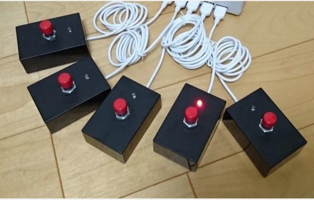 【エンチャン機能搭載】早押し機R-CubePPB 6 Dual 赤ボタンセット エンチャン機能搭載】早押し機 R-CubePPB 6 Dual あかあかセット