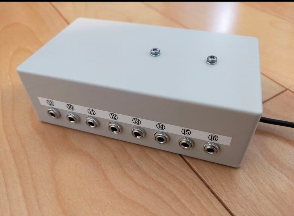 電源電池不要『パヤオシ』早押し機アプリ&早押しボタンセット16人用5mケーブル付