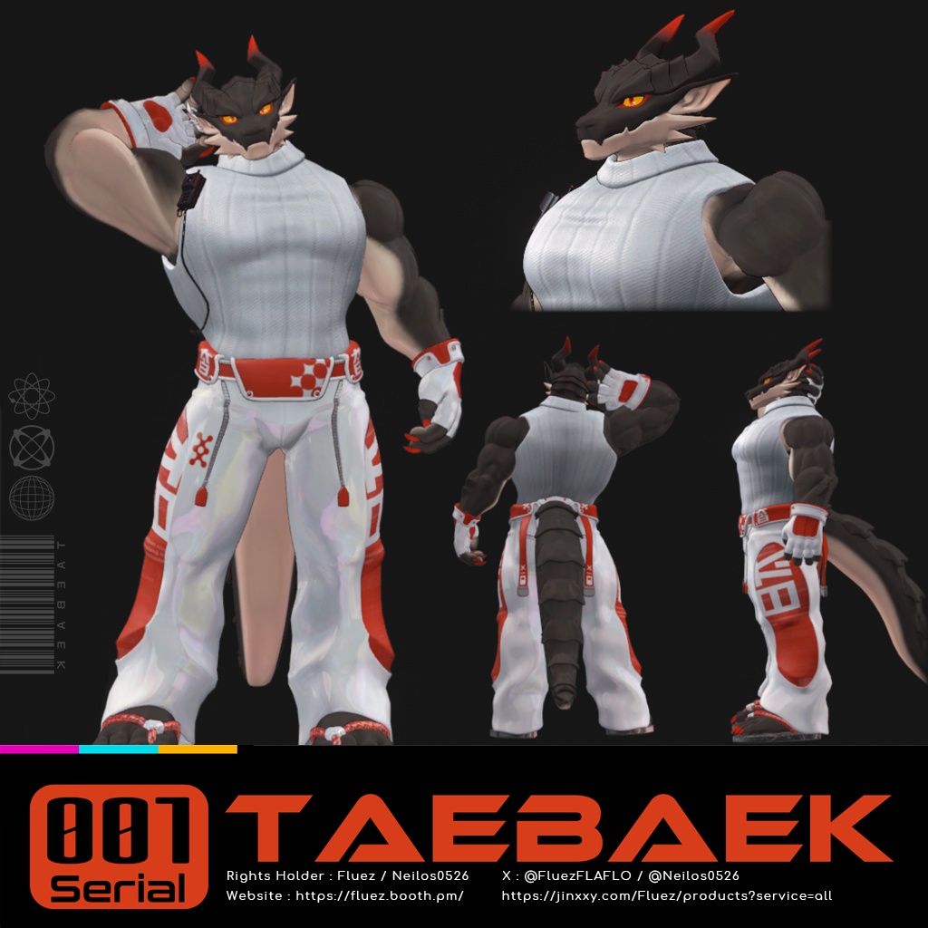 テベク - Taebaek - 태백 <オリジナル3Dモデル>