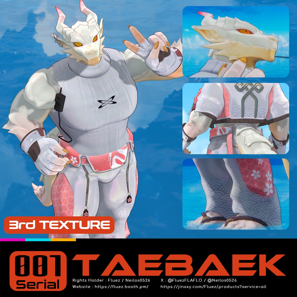 テベク - Taebaek - 태백 <オリジナル3Dモデル>