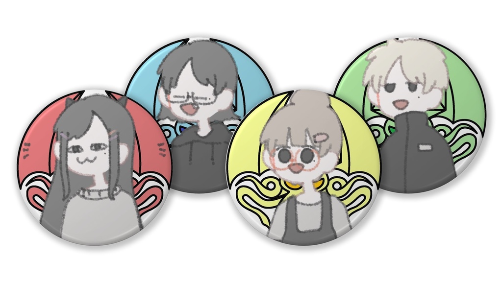 【絶望のバカンス】探索者 缶バッジ