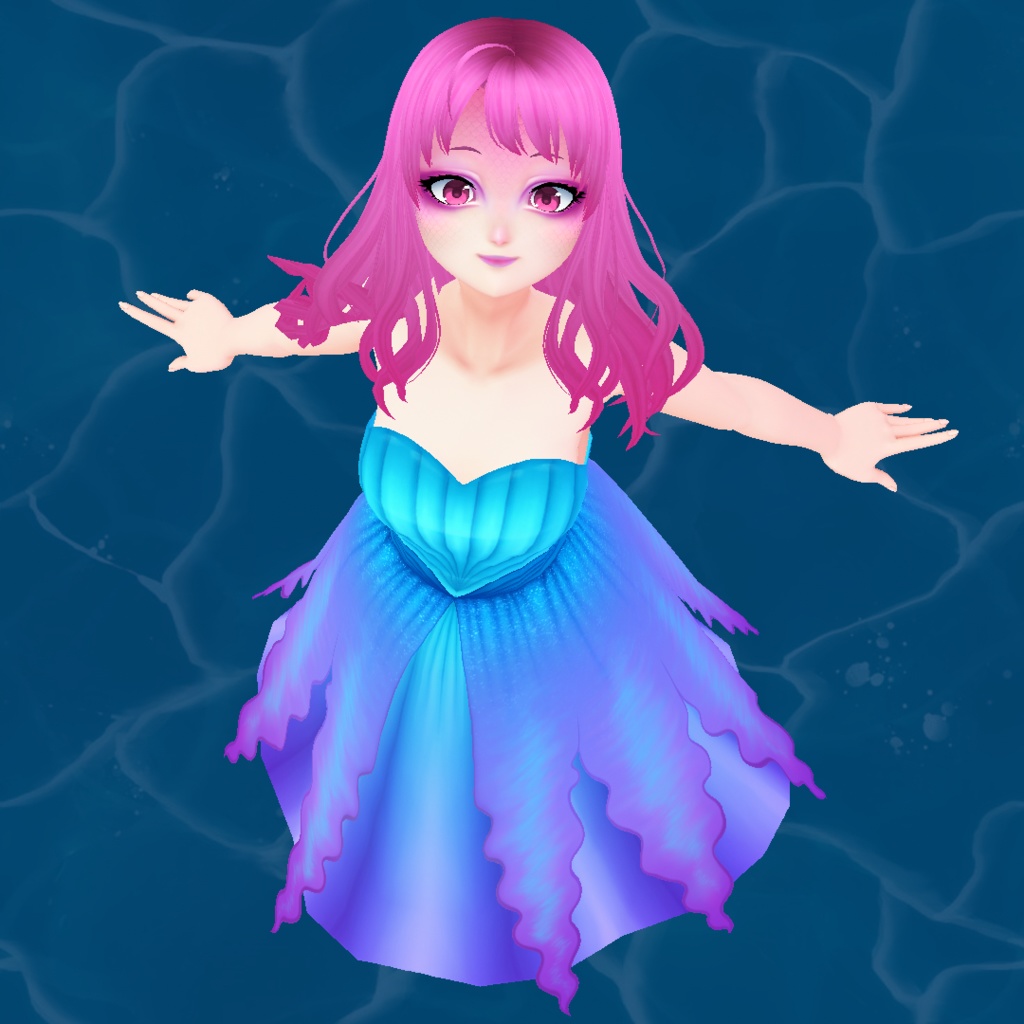 Mermaid inspired dress