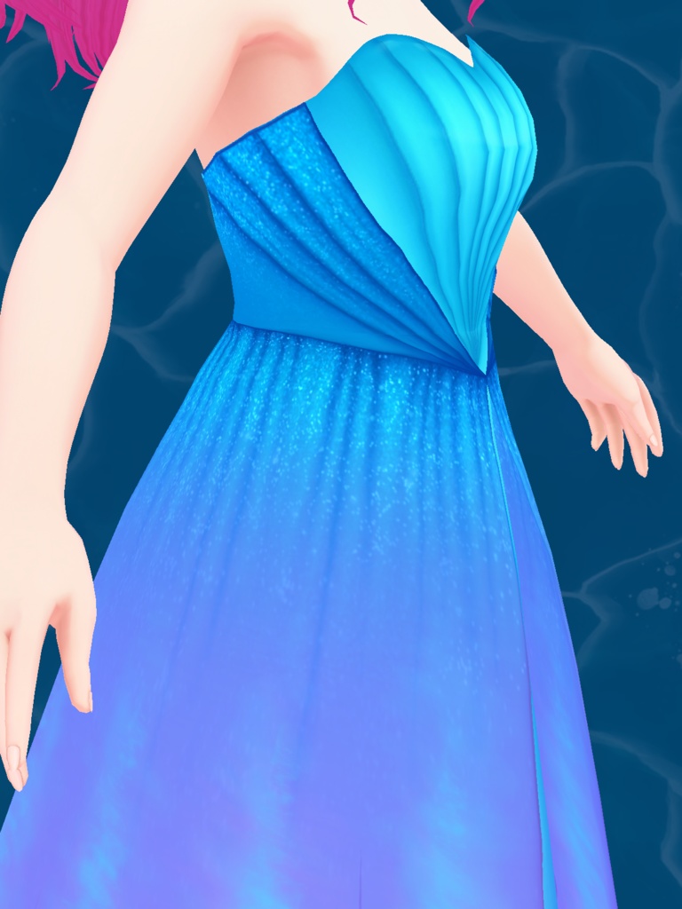 Mermaid inspired dress