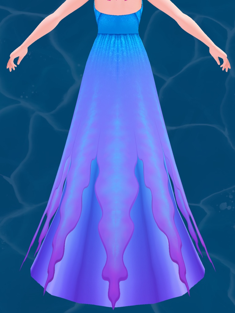 Mermaid inspired dress