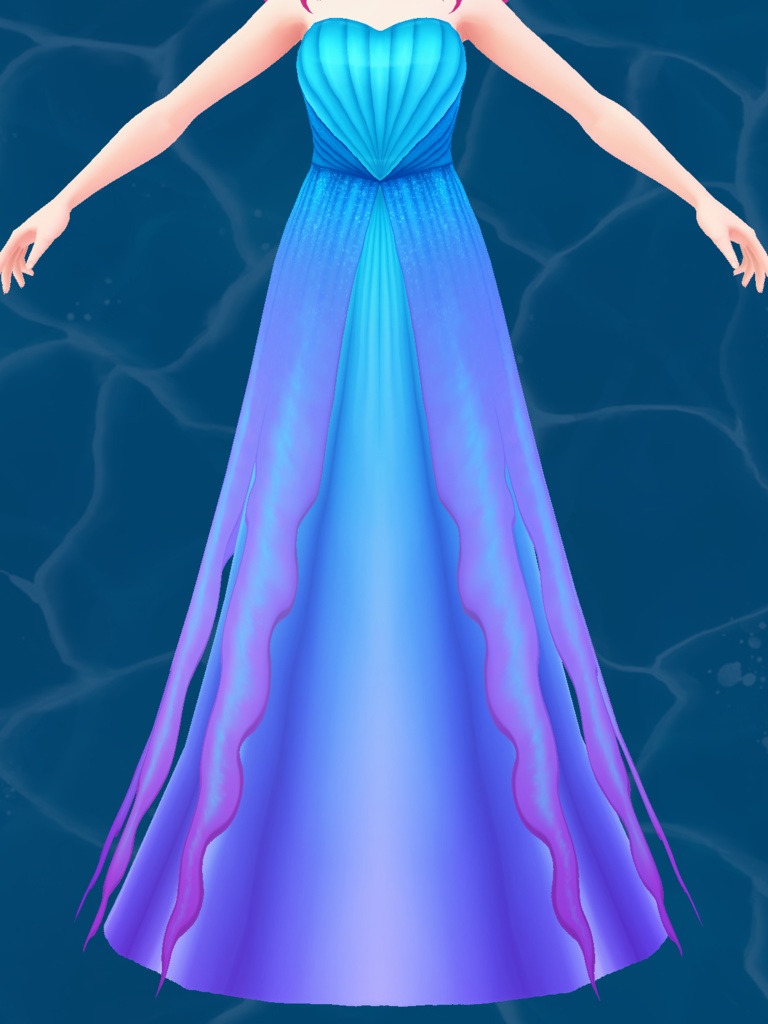 Mermaid inspired dress
