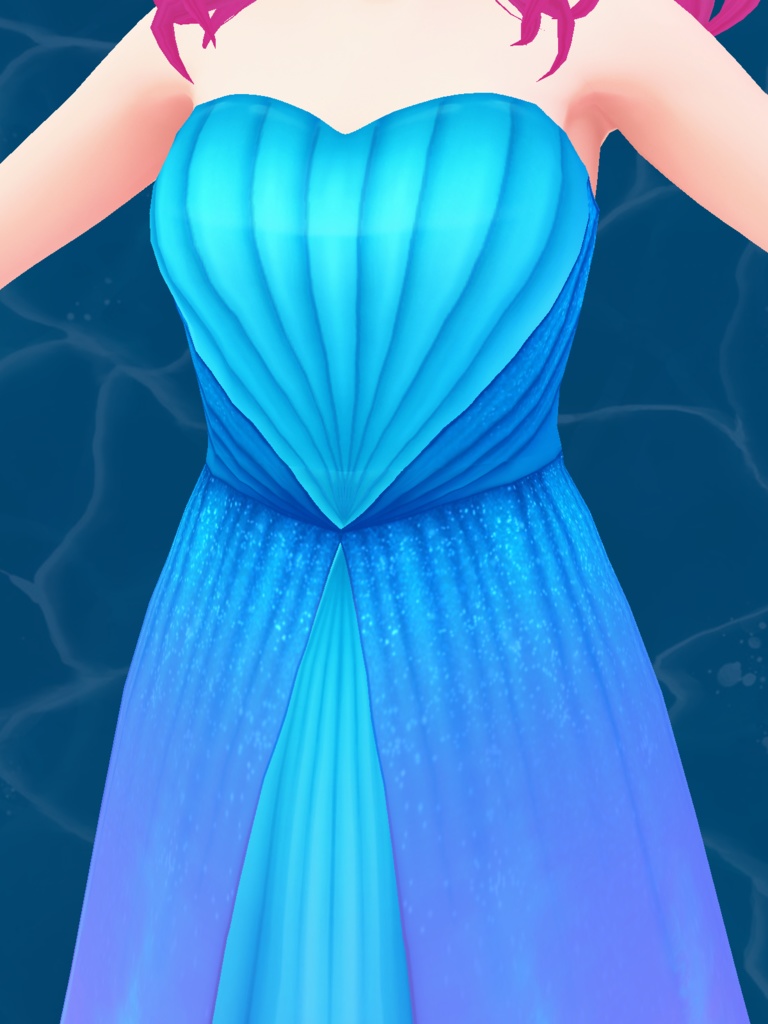 Mermaid inspired dress
