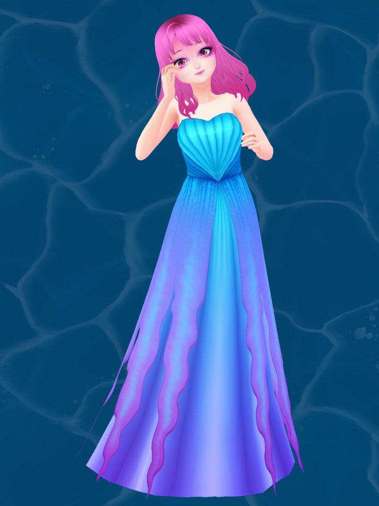 Mermaid inspired dress