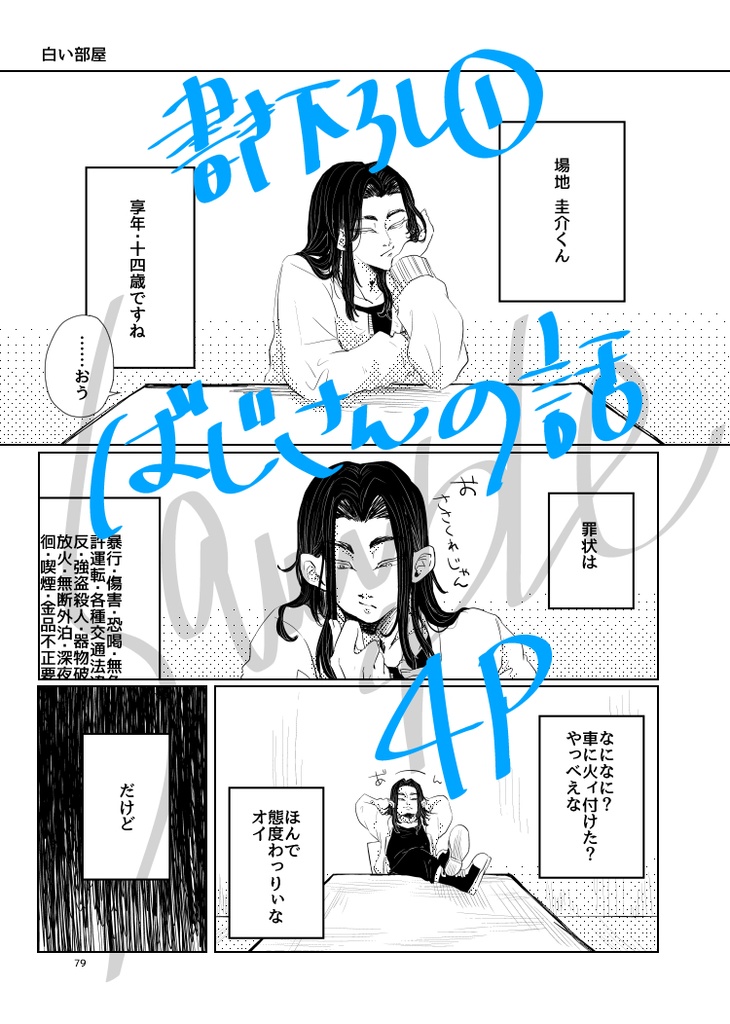 WEB再録本 曰く、