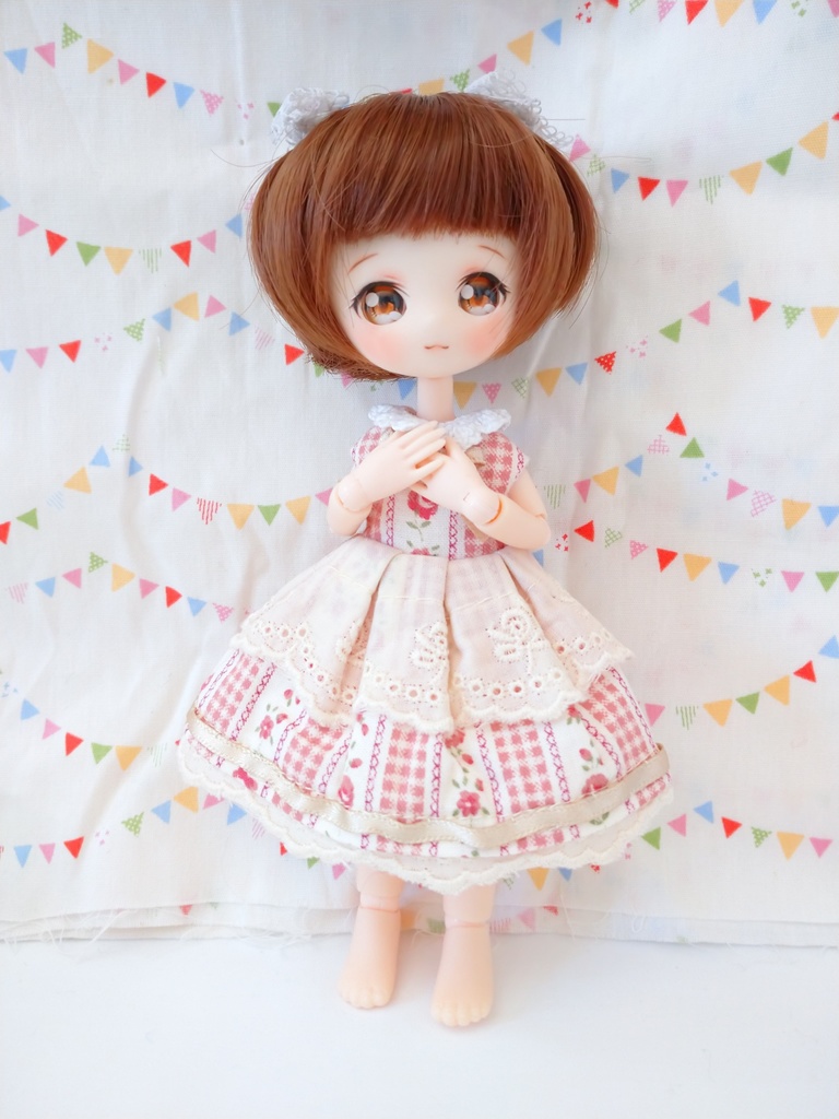 【オビツ11】お出かけワンピース(B品)