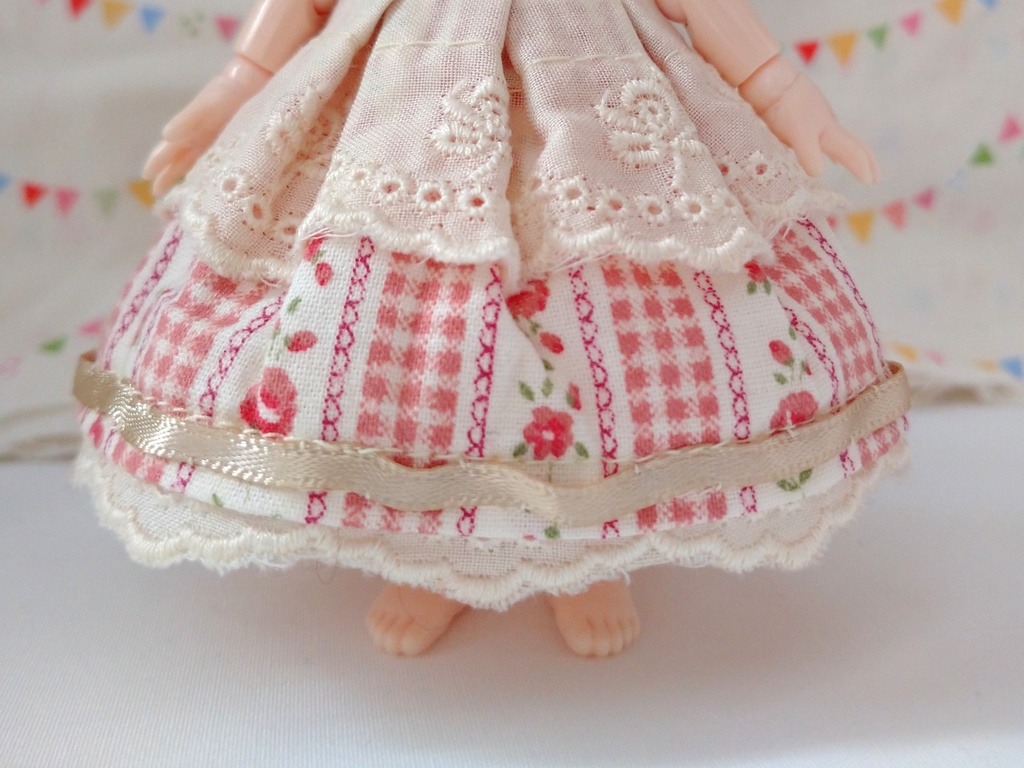 【オビツ11】お出かけワンピース(B品)