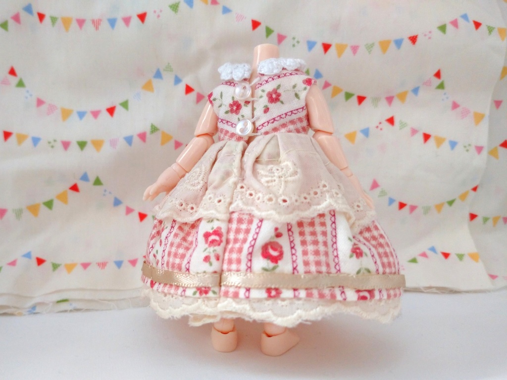 【オビツ11】お出かけワンピース(B品)