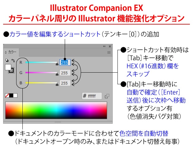 イラレ用多機能スクリプトランチャー Illustrator Companion for Win