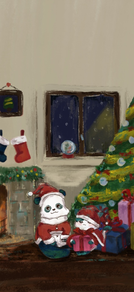 クリスマス_ロック画面