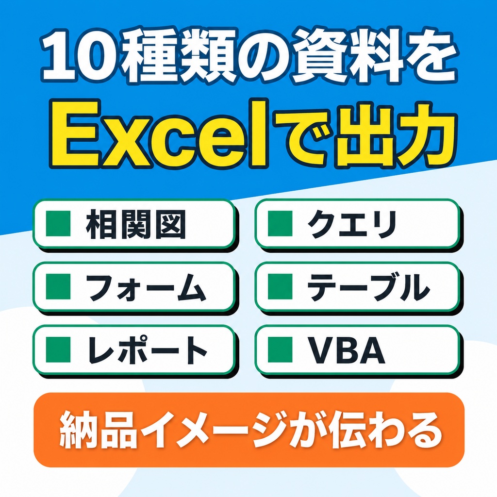 【無料体験版】ブラックボックス化したAccessを自動解析!Excel設計書10種を数分で一括生成するツール(32bit / 64bit対応)