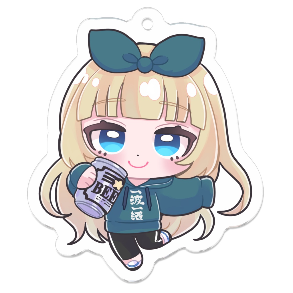じじあおアクリルキーホルダー