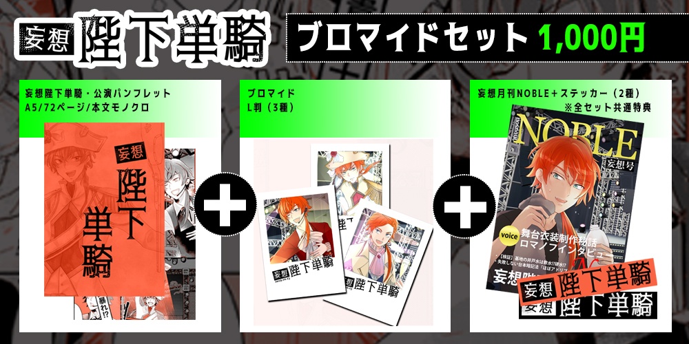 妄想陛下単騎公演パンフレット