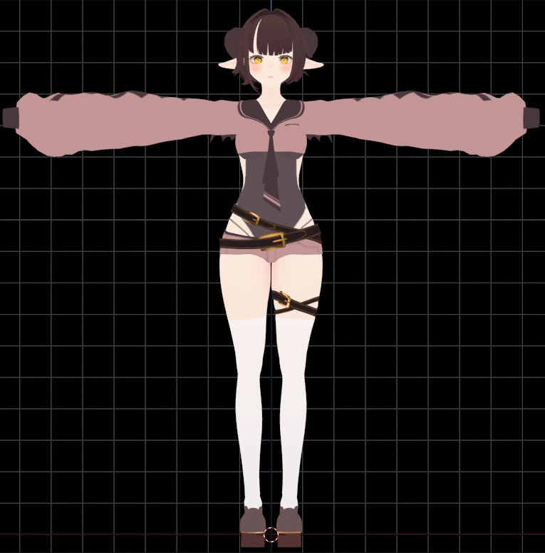 【3D/オリジナル】アズキ【VRM】