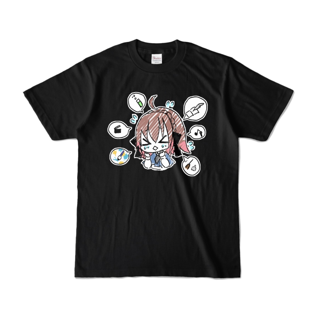 ふええなごまごT（黒）