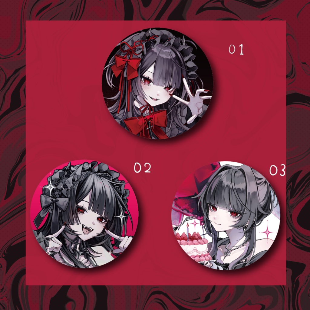 キャラクターバッジ【Liz】