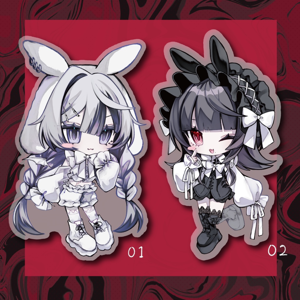 アクリルキーホルダー【バニー】