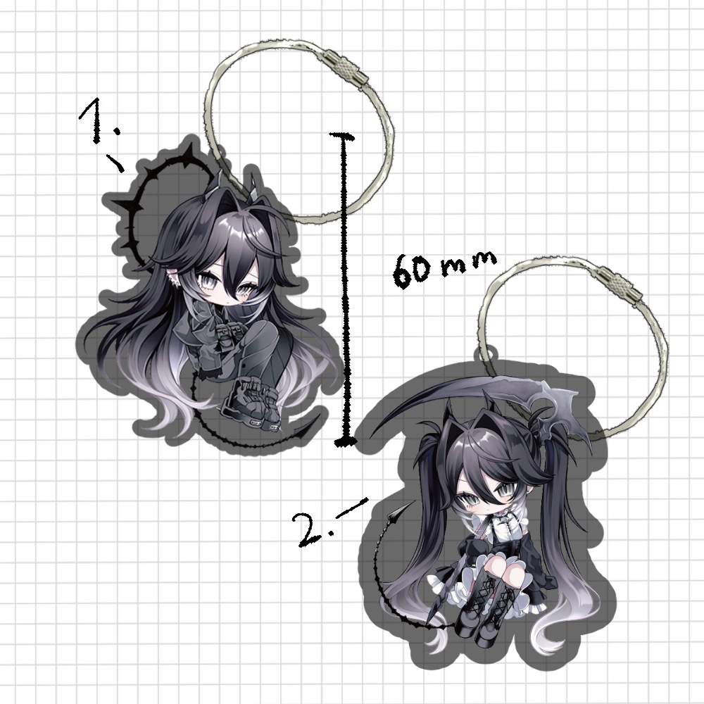 『Necropolis』アクリルキーホルダー