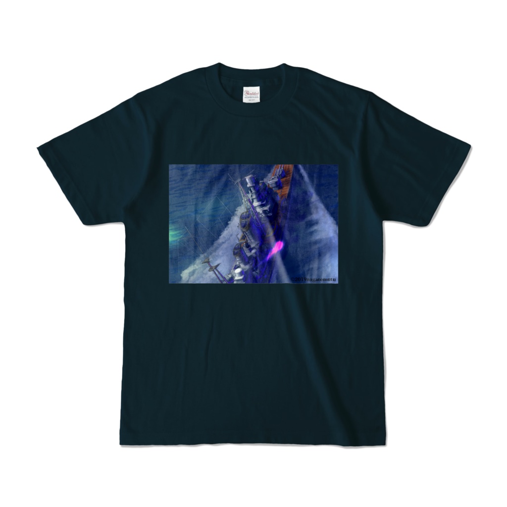 Ｔシャツ　ネイビー　重巡青葉