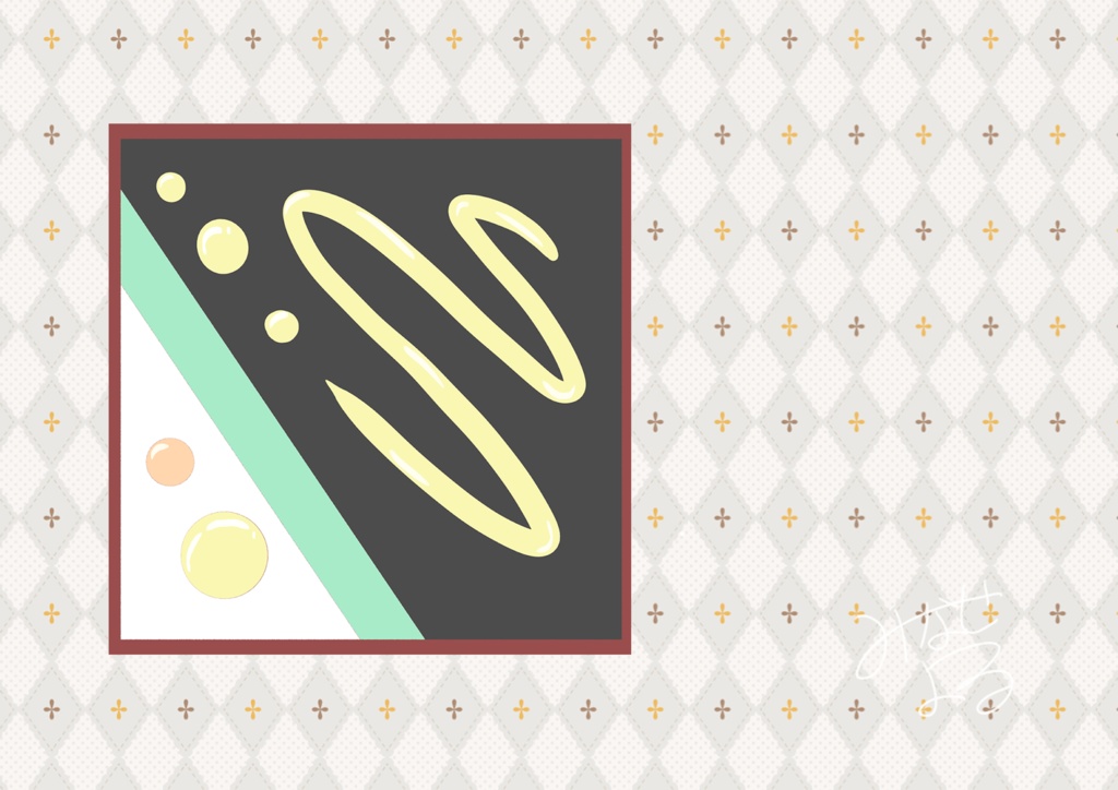 【キャライメージチョコレート】イラストカード