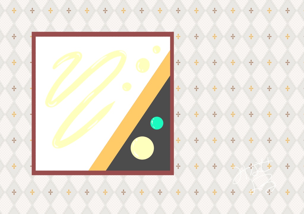 【キャライメージチョコレート】イラストカード