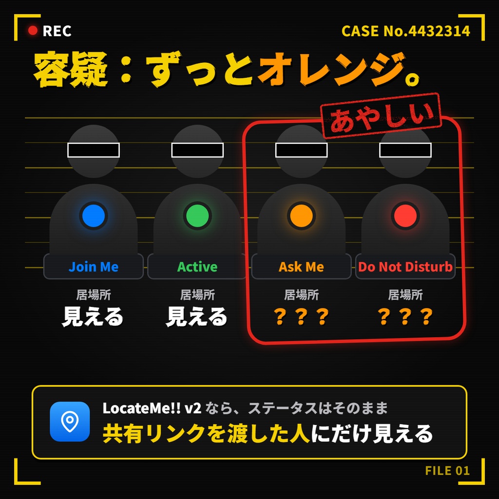 お砂糖に浮気してないことを証明するシステム - LocateMe!!