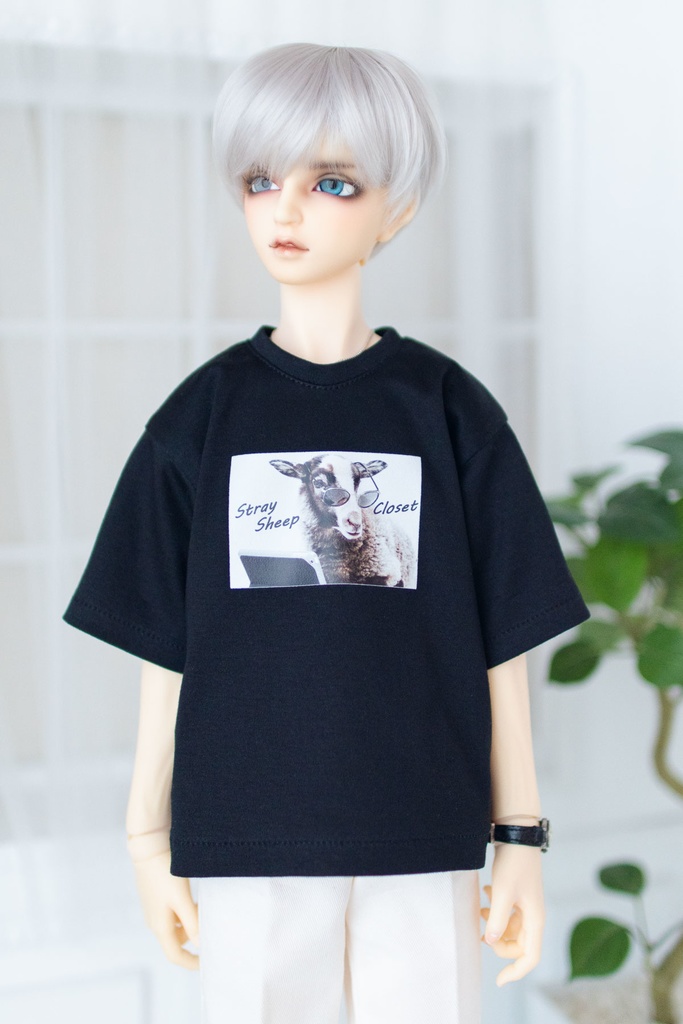 〈SDGr,13 BOY〉グラフィックTシャツ/ブラック