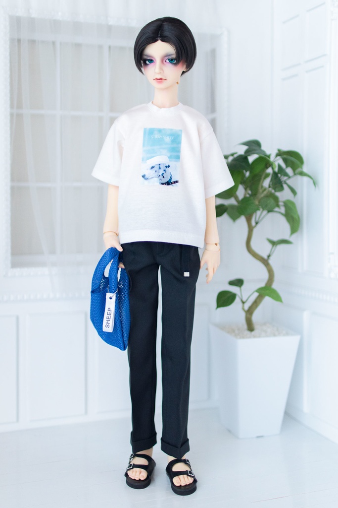 〈SDGr,13 BOY〉グラフィックTシャツ/オフホワイト