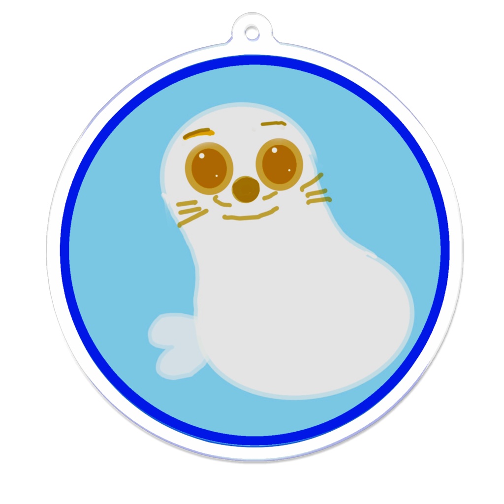 アザラシアクリルキーホルダー