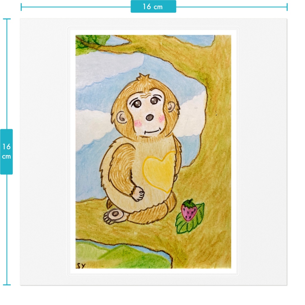 もんたステッカー