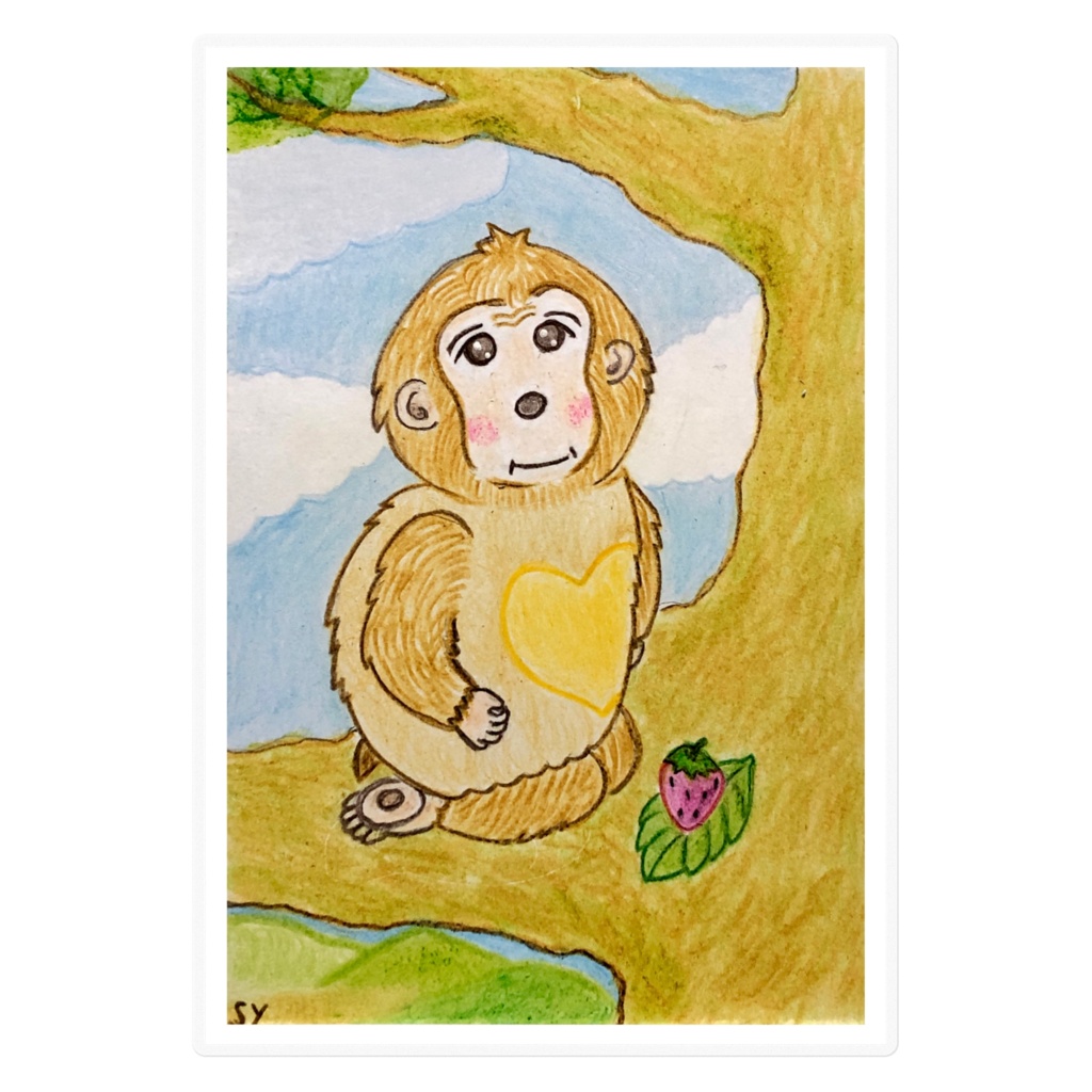 もんたステッカー