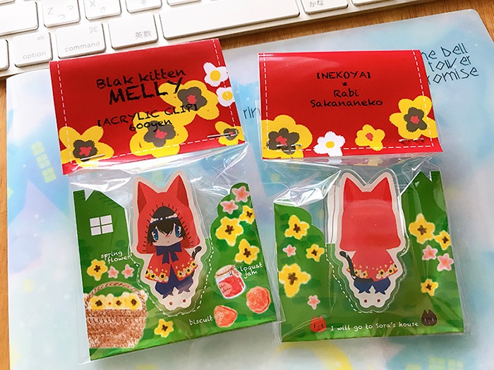 メリー両面アクリルクリップ