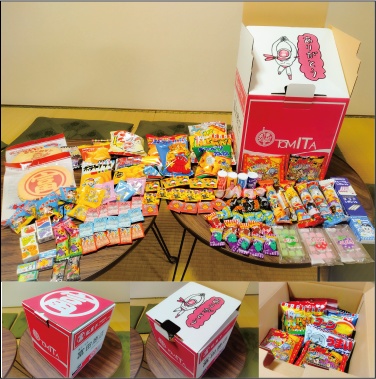 塗料屋@サンライズコラボシール第2弾(台紙付きシール2種+駄菓子103品+富田商店オリジナルBOX)