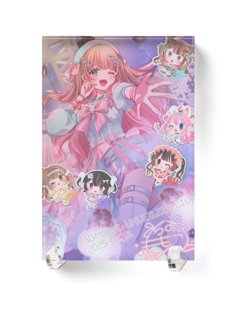 【A5アクリルボード】千愛ももこ３Dお披露目配信記念グッズ